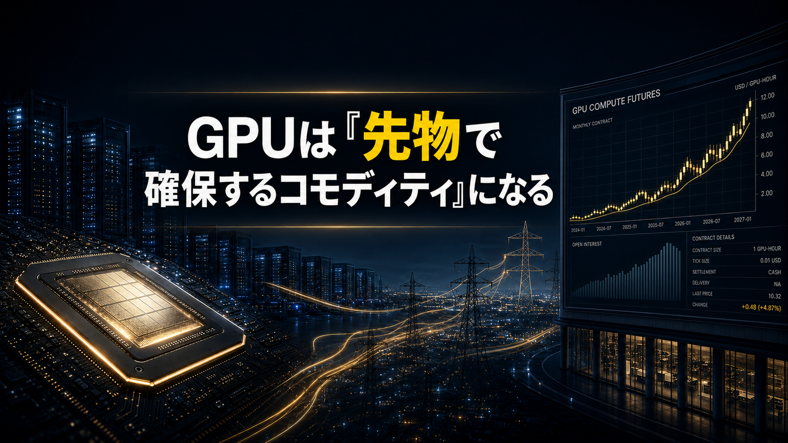 GPUは「先物で確保するコモディティ」になる——CFTCとCMEが動かす「H100・B200先物」の中身