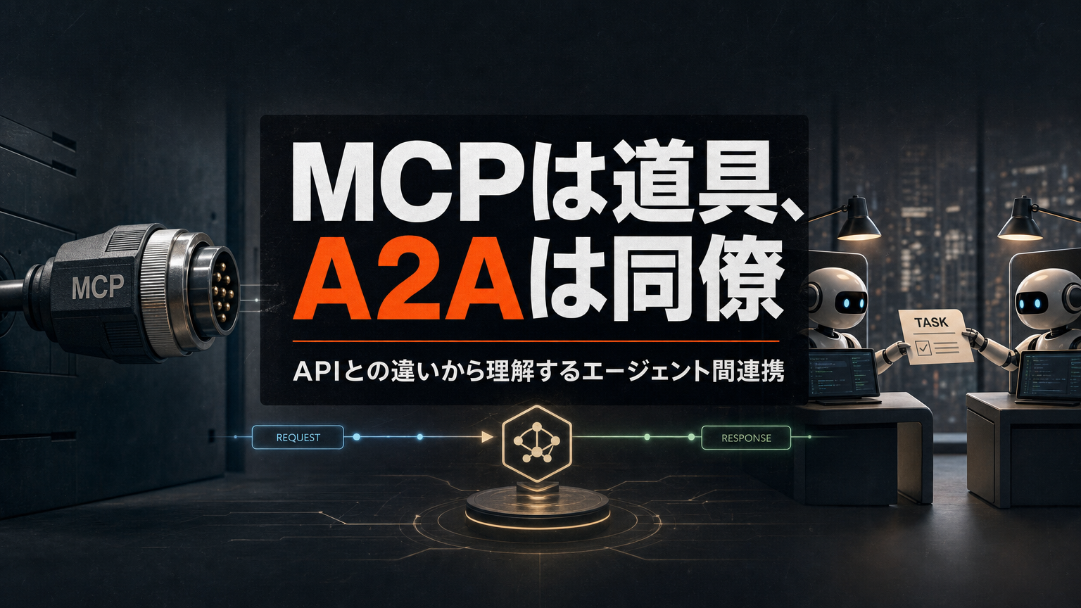 MCPは道具、A2Aは同僚——GoogleのAgent2Agent Protocolに見るAPIとの違い