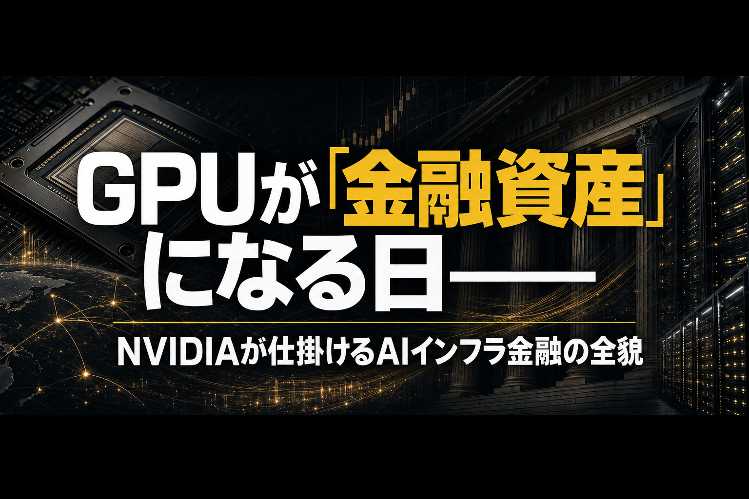 GPUが「金融資産」になる日——NVIDIAが仕掛けるAIインフラ金融の全貌