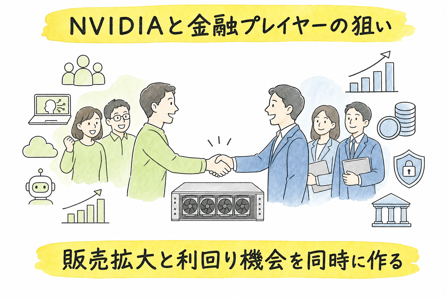 NVIDIAと金融プレイヤー双方の狙い