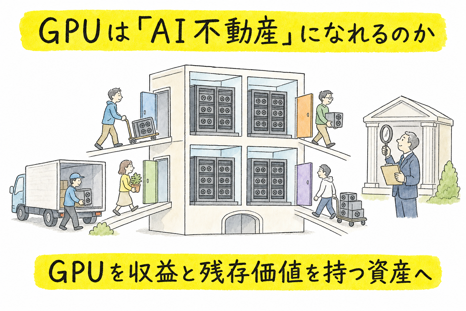 GPUをAI不動産として捉える考え方