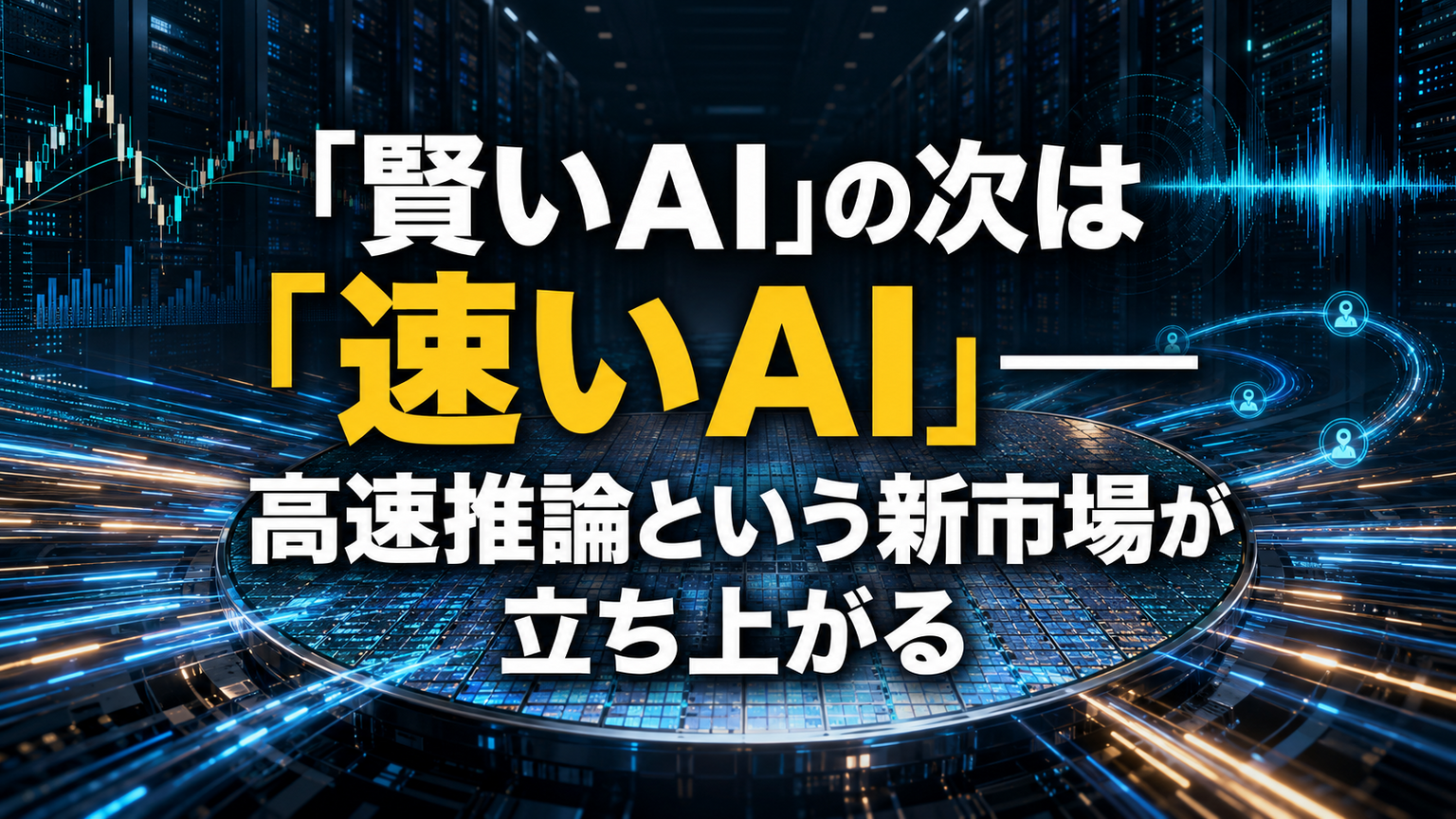 「賢いAI」の次は「速いAI」——高速推論という新市場が立ち上がる