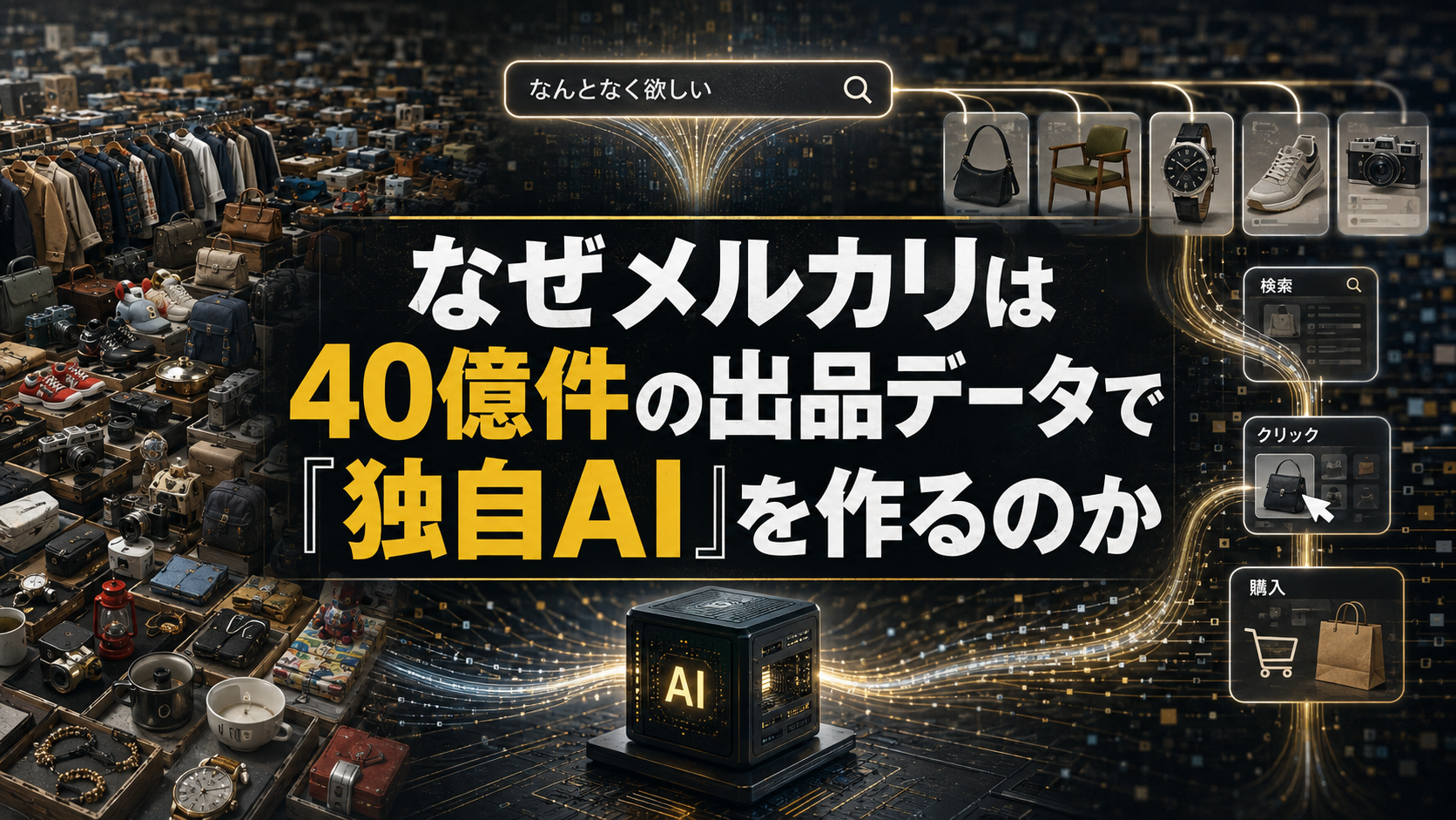 なぜメルカリは40億件の出品データで「独自AI」を作るのか——Semantic IDと生成検索の設計