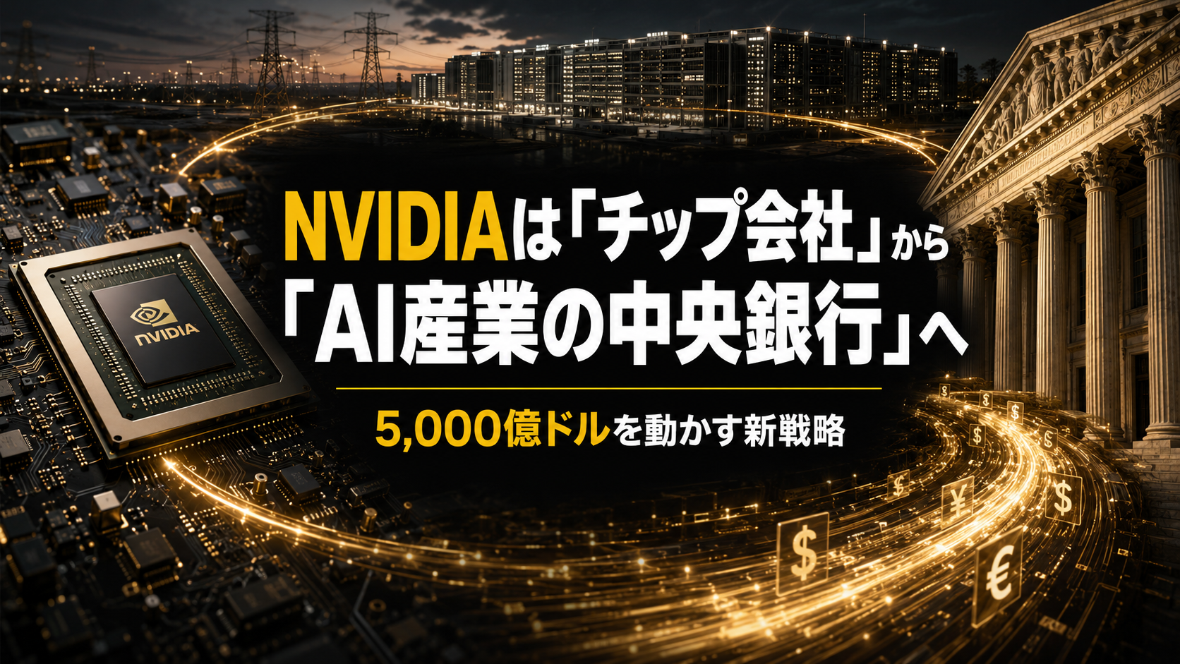 NVIDIAは「チップ会社」から「AI産業の中央銀行」へ――BlackRock・Apolloと組む5,000億ドルのAIインフラ融資構想