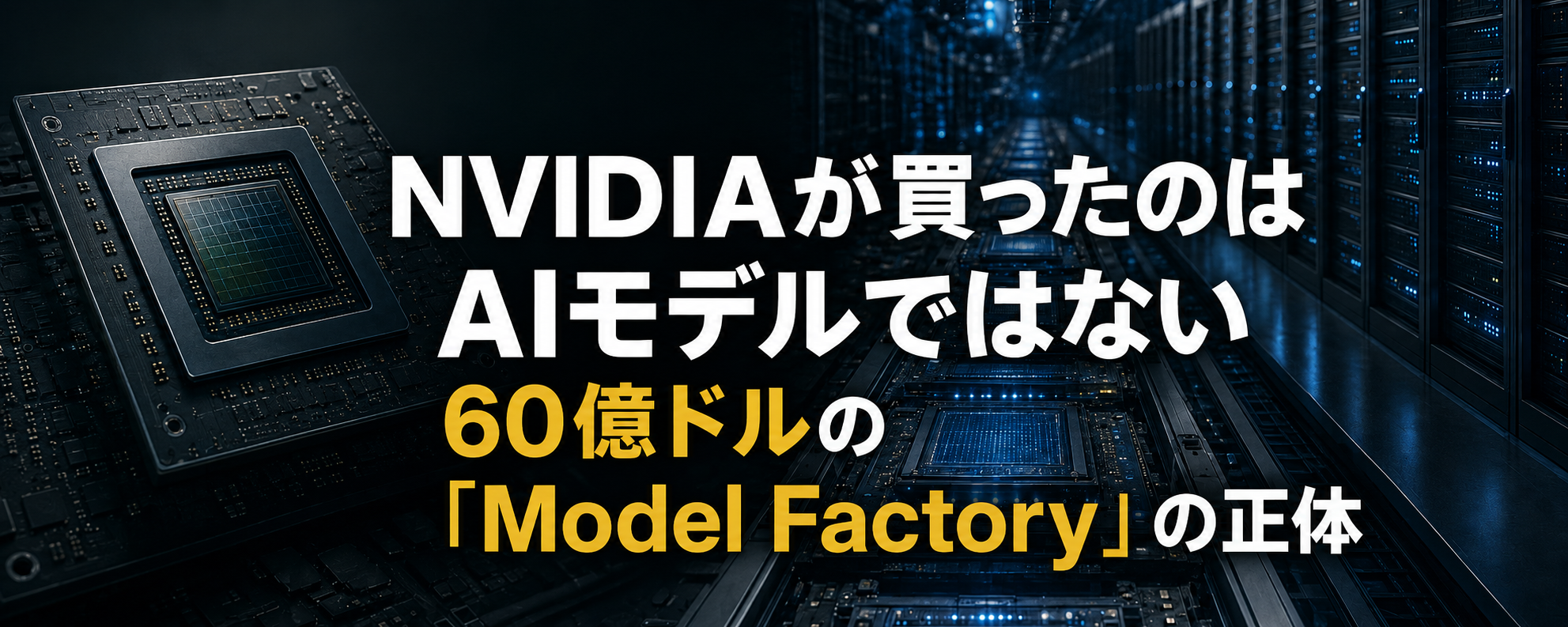 NVIDIAがPoolsideへ60億ドル——買ったのは「Model Factory」
