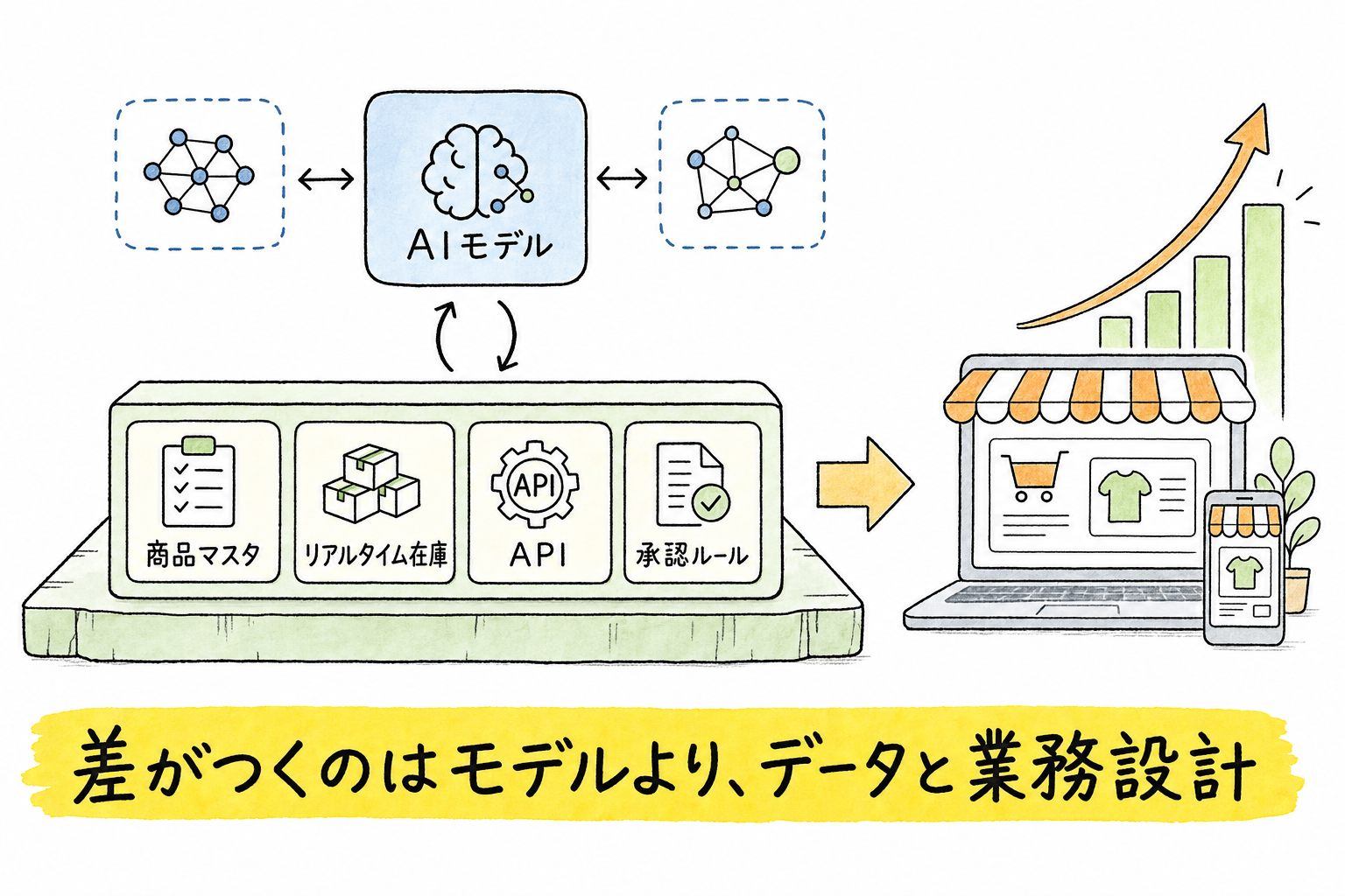 Anthropic、Claudeで「コマースAIエージェントの設計図」を公開——接客から店舗運営まで動かす仕組み - 生成AIビジネス活用研究所 Anthropic、Claudeで「コマースAIエージェントの設計図」を公開——接客から店舗運営まで動かす仕組み