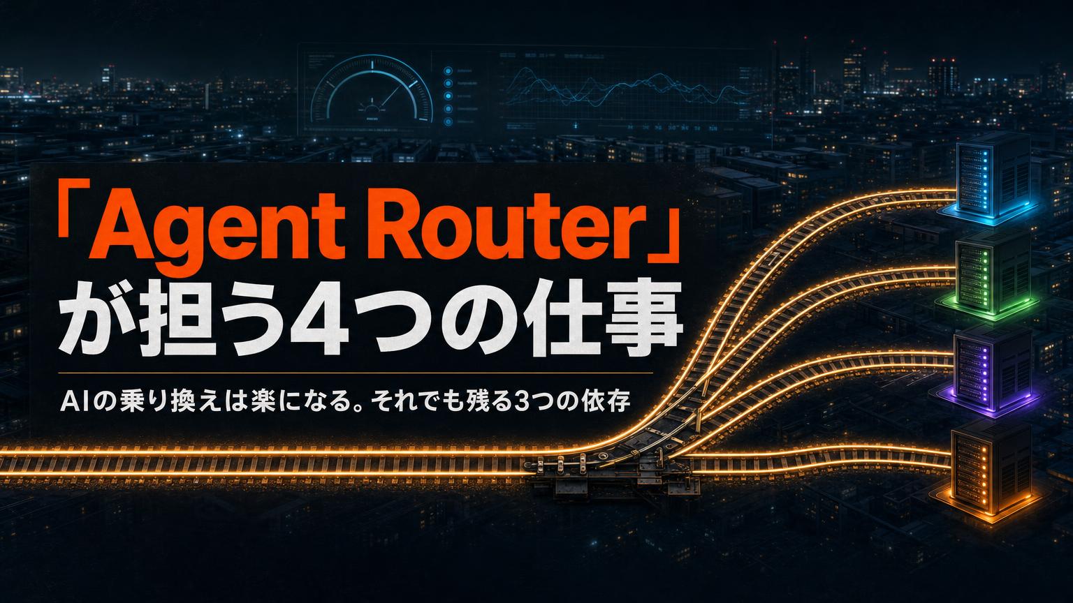 「Agent Router」とは？Linux Foundation傘下でOpenAI・Anthropicをつなぐ4つの仕事と3つの依存