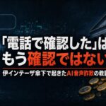 AI音声のディープフェイク詐欺で9500万ユーロ送金　インテーザ・サンパオロ傘下フィデウラムの手口と対策